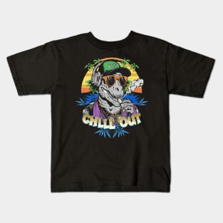 Prehistoric Beats: The Hip-Hop Raptor Edition Kids T-Shirt